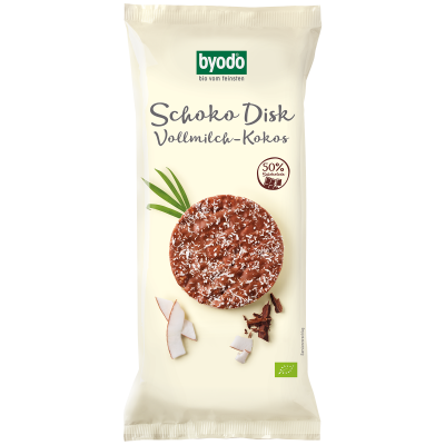 (VB) Reiswaffeln mit Vollmilchschokolade und Kokos (70gr)